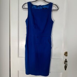 Single - Royal Blue Dress for Work or Cocktail size 6 feels like 2